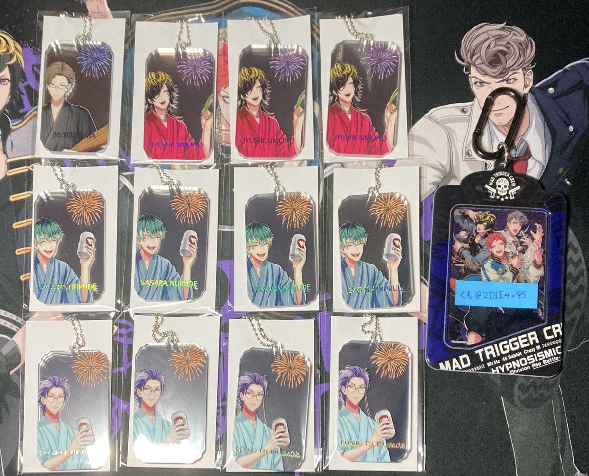 ヒプマイ 8th LIVE アニメイト特典 缶バッジ 左馬刻 銃兎 理鶯