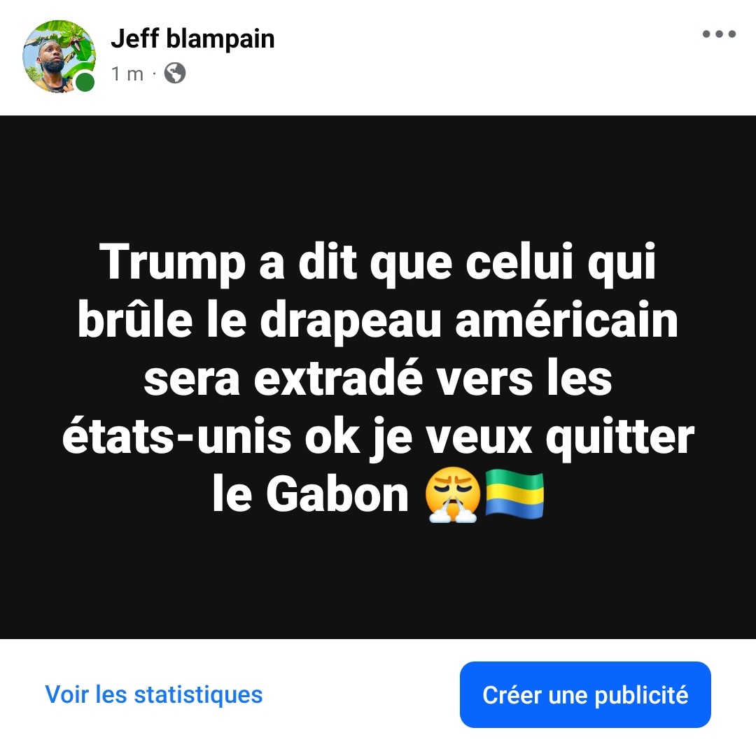 Je veux quitter ce pays 🇬🇦😤 <a href="/NoureddinBV/">Noureddin Bongo Valentin</a>