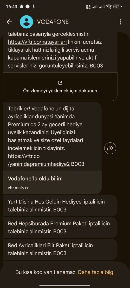 Ücretsiz olması gerekiyordu ama fatırama 99TL yansıdı
<a href="/voda/">voda</a>
