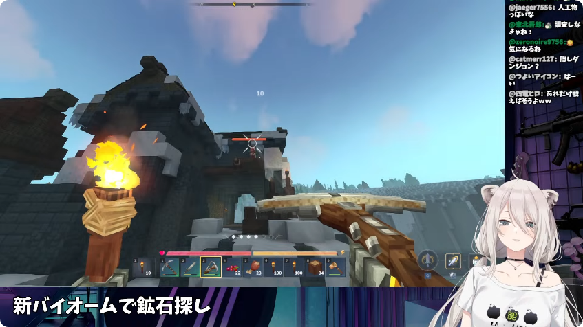 Aizen_SSRB's tweet photo. @shishirobotan It's a thief—!! (from the enemy's perspective)
Today I got a cobalt weapon and lots of ores, so it was a big victory😎I'd love to go on an adventure to uncharted territory next time too! #ぐうたらいぶ
#BotanEN #SSRB
https://t.co/zUnIgynTWT https://t.co/Hy43def8hh