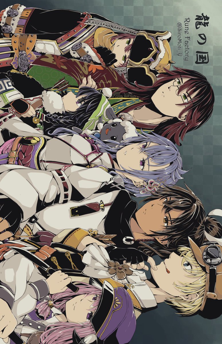 SiroMoti_Y's tweet image. 龍ファク旅パ。
舞手はカグヤちゃんです。
#龍ファク 　#龍ファクアート