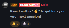 On <a href="/CSGOWincom/">CSGOWin.com</a>,  you can now react to on-site chat messages with emojis. 😜

Try it out!