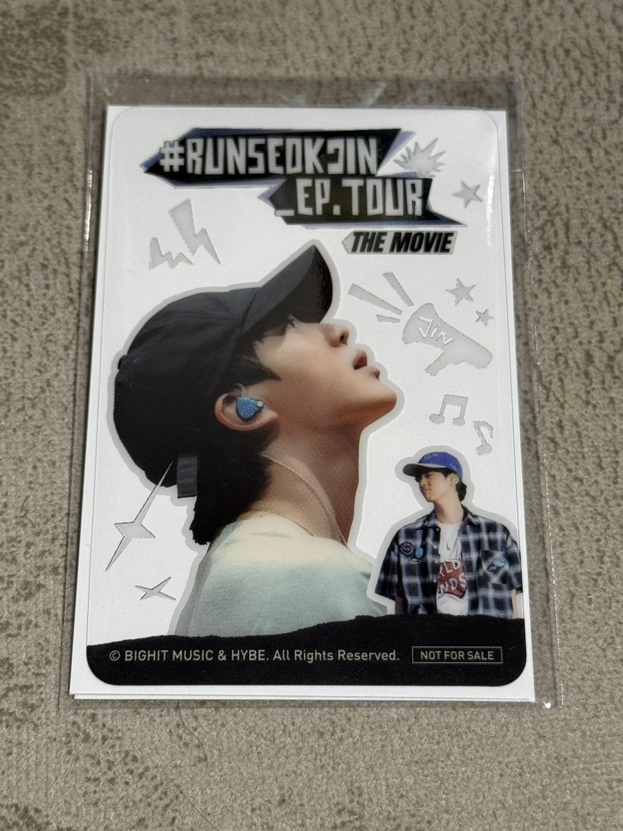 BTS JIN ジン 交換 映画 RUN SEOKJIN_EP.TOUR 第3弾 入場特典 交換