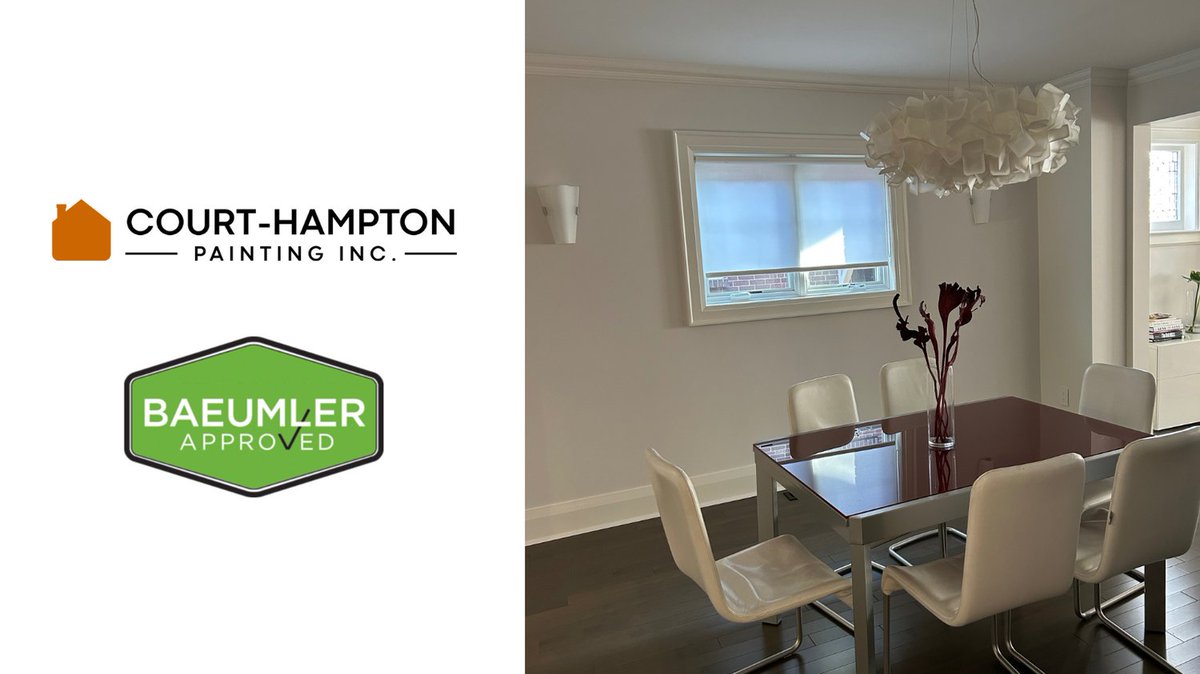 CHPaintingInc's tweet photo. Why are you painting? 🏠

The elegant look is a common theme with house and condo owners in the city and the experts at Court-Hampton Painting can make that look a reality for you! 416-925-1376
#courthamptonpainting https://t.co/w8mAgAgqKo