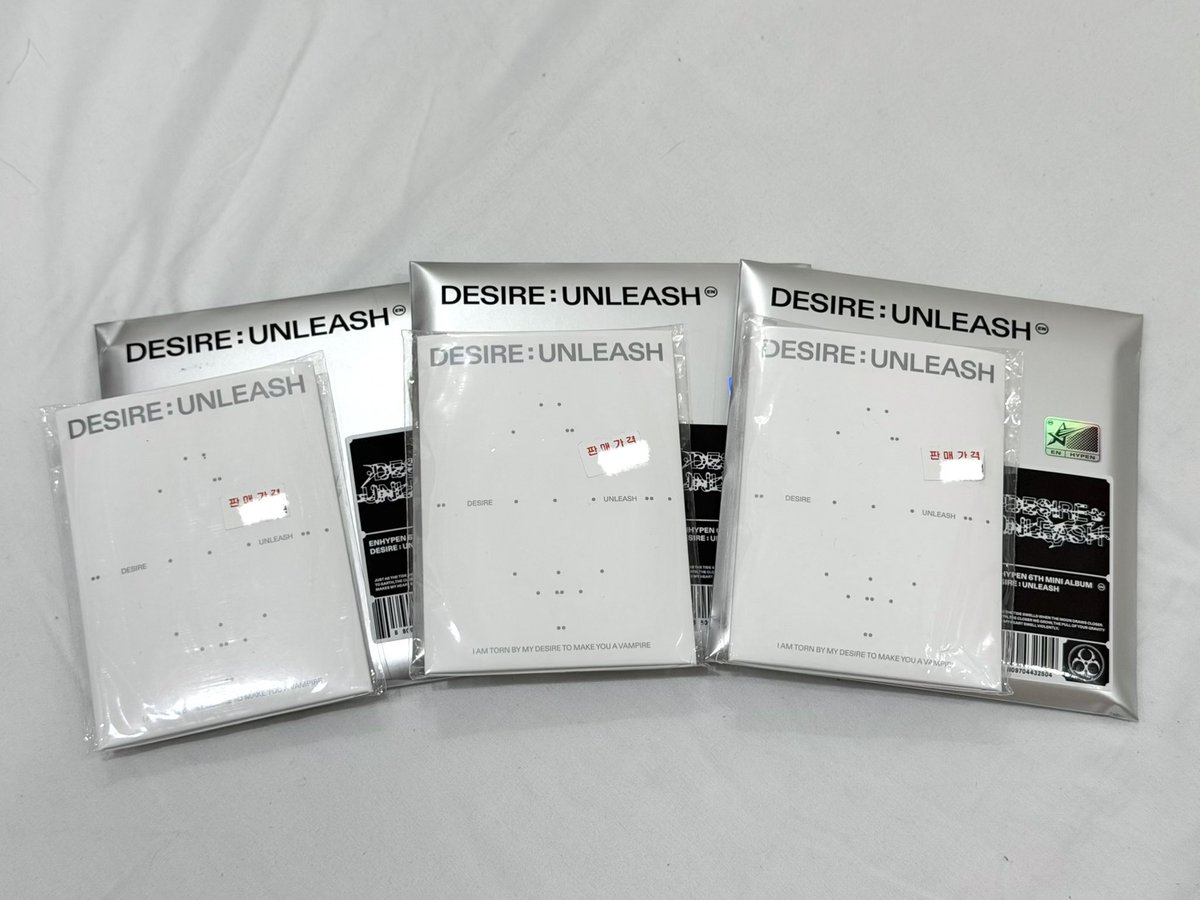 healinghee's tweet image. ⭐️ giveaway — enhypen desire: unleash 

3 winners 
↳ random engene ver + weverse album unsealed

retweet + follow @healinghee 

winners shoulder lsf 
ga closes on jan 31