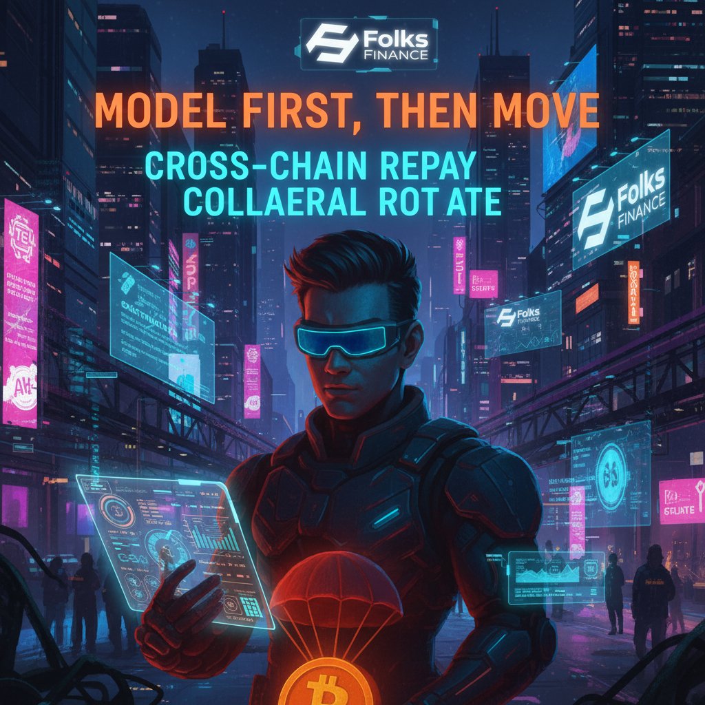 Evening check‑in 🌙 I stopped treating @FolksFinance as just a UI today and  leaned on the dev tools. Wrote a tiny script against simulate, fed it a  cross‑chain repay plus a collateral