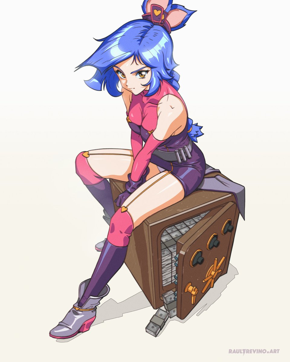 A commission I did while ago for <a href="/Thedsius/">Thedsius</a> One of my all time favorite characters to work on (I'm currently working on her 3D model). By the way, commissions open. You can find more information here: raultrevino.art/#commissions