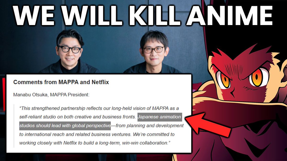ChibiReviews's tweet photo. Anime is now shifting its focus to Modern Audiences and Global Appeal with the recent news from Industry Giant "MAPPA". This news comes out weeks after multiple veterans in the industry said to focus on Japan over the west. https://t.co/a4n9YCjOdc https://t.co/SjVIWMSDOD