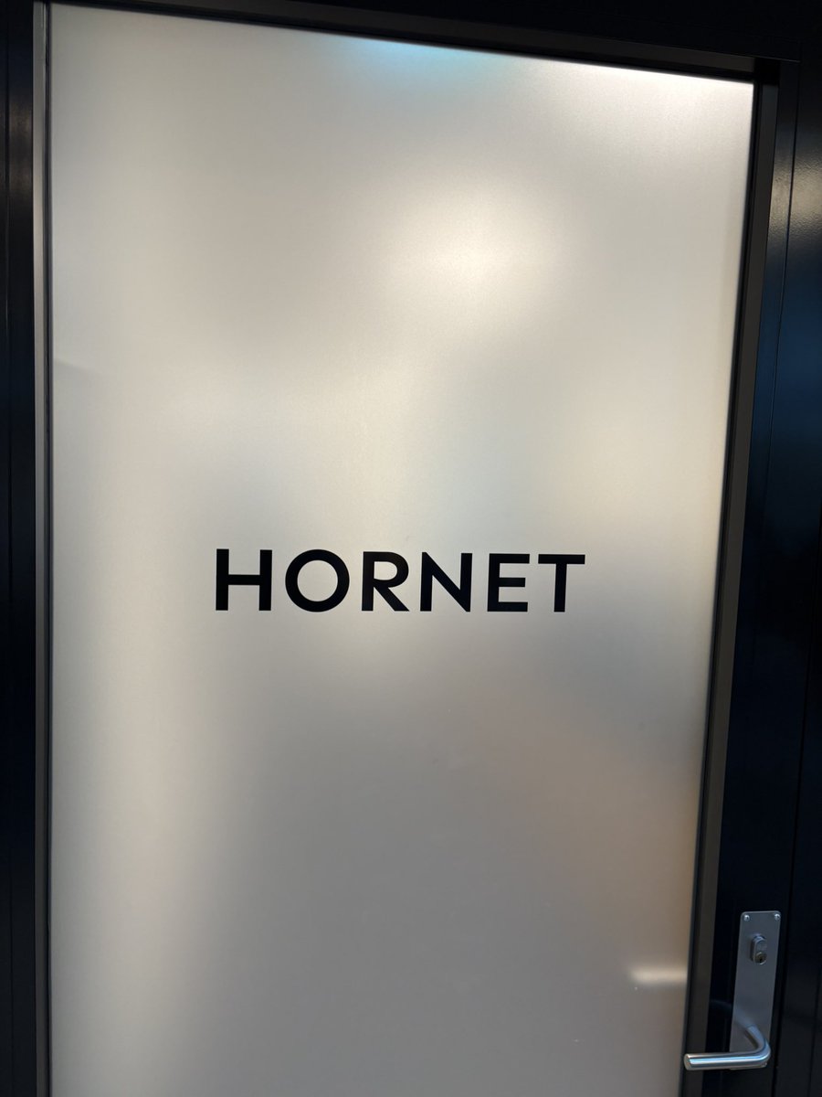 Hornet door sign