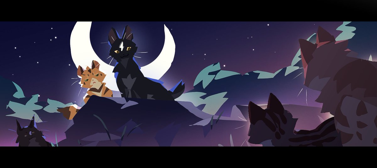 97ducklings's tweet image. Doodled a few scenes... (Warrior Cats OC)