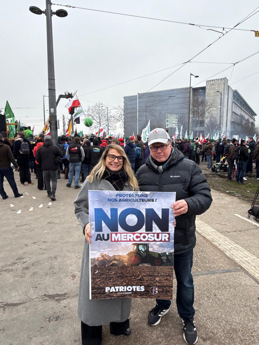 Victoire ! 

🌾 Agriculteurs, on ne vous lâche pas.

🇪🇺 Le Parlement européen a demandé l’avis de la CJUE sur la compatibilité de l’accord UE-Mercosur avec les traités.

👉 La délégation RN a voté POUR : défendre la souveraineté des États, protéger nos agriculteurs d’un accord