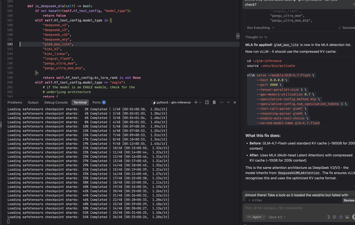MLA compressed KV note