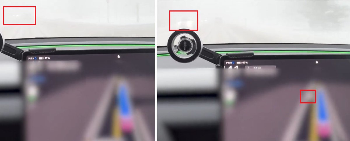 How come I can see better than your Tesla?