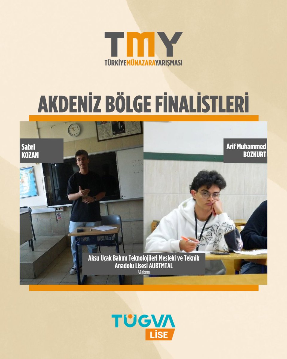 Akdeniz de söz artık finalistlerin!
Türkiye Münazara Yarışması Akdeniz Bölge
Elemeleri sonunda finale kalan 4 takımımızı tebrik ediyor, bolge finallerinde başarılar diliyoruz.