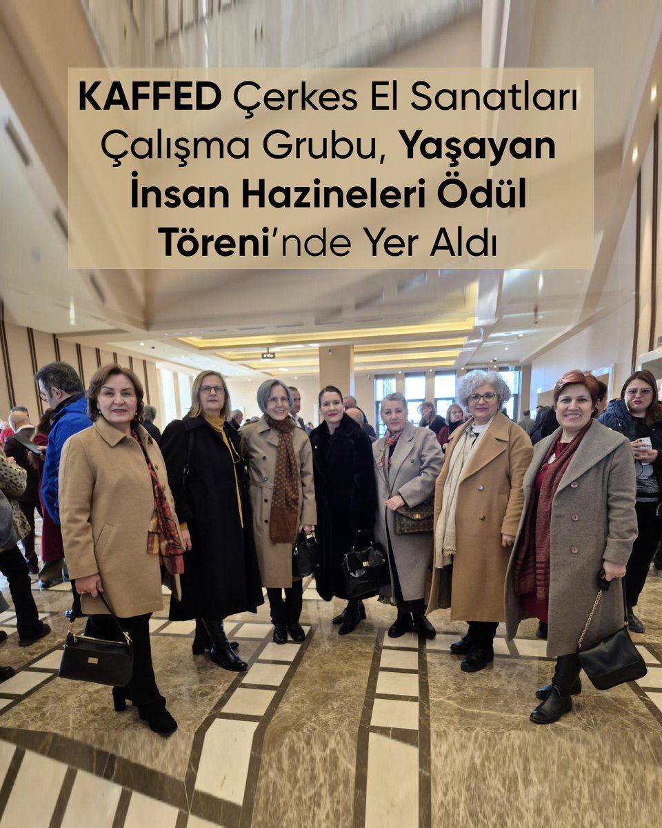 KAFFED Çerkes El Sanatları Çalışma Grubu, Yaşayan İnsan Hazineleri Ödül Töreni’nde Yer Aldı

KAFFED Çerkes El Sanatları Çalışma Grubu projesi ve önceki yıllarda yürütülen Somut Olmayan Kültürel Miras çalışmaları kapsamında, “Somut Olmayan Kültürel Miras Taşıyıcısı” unvanına layık