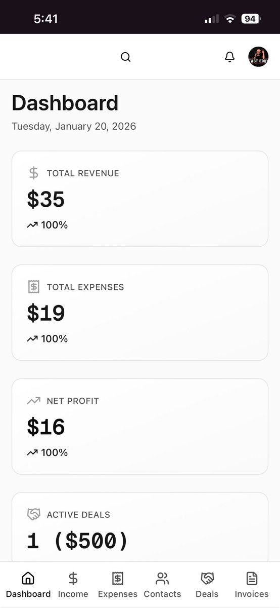 FastEddyOne's tweet photo. Good morning, creators! ☀️
Just made CreatorBench fully mobile-friendly!
Whether you’re grinding from bed or between streams, your streaming business stays organized right in your pocket. 🚀📱
#CreatorEconomy #StreamingBusiness #IndieDev https://t.co/Xw1En0GvgT