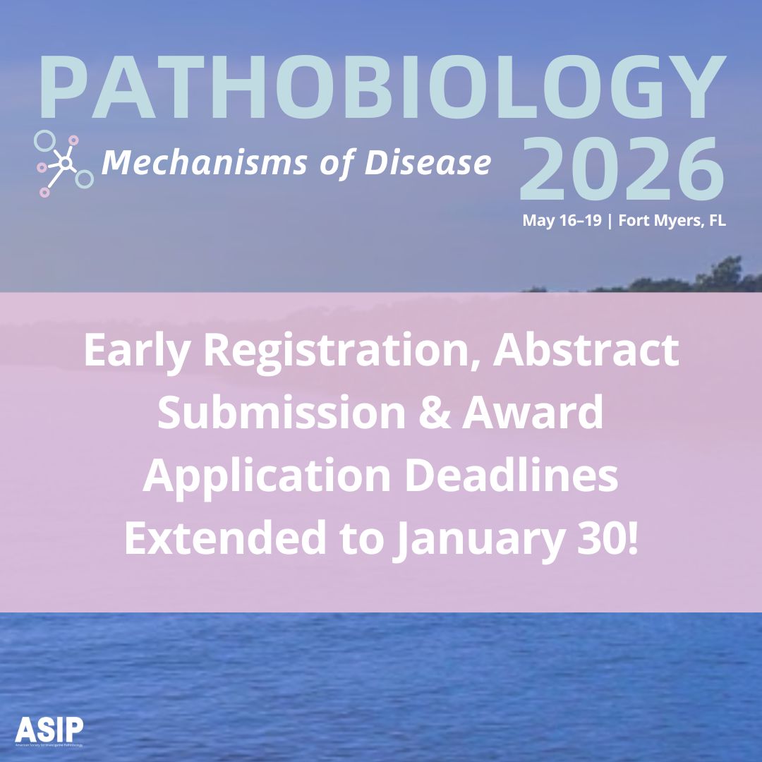 American Society for Investigative Pathobiology tweet media