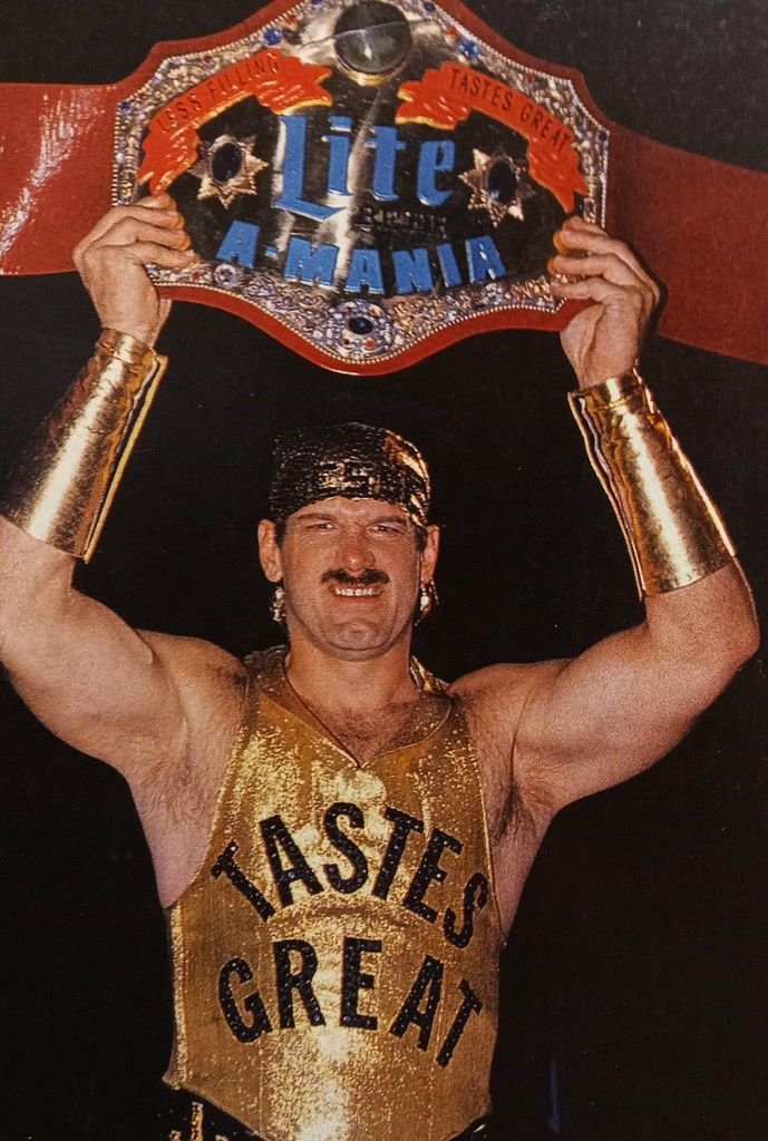 allan_cheapshot's tweet image. Jesse Ventura still holds the Miller Lite Worlds Heavyweight Title.