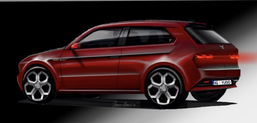 serbiainenglish's tweet photo. 🚗 Serbia: Zastava Yugo  is trying to make a comeback  

The Zastava #Yugo car was a symbol of basic mobility, but in recent years, it has advanced to cult status.  There are plans for a comeback, but as an entirely new vehicle. The first sketches of the new Yugo have just been released, a scale model is to be unveiled this year, and it will be possible to see the full-scale, running prototype at the #EXPO2027 #Belgrade   

The project is the brainchild of Prof. Aleksandar Bjelić, a well-known name in the German automotive and supplier industry, who has secured trademark rights internationally, while Serbian designer Darko Marčeta is responsible for the design. He has perfectly captured the proportions and essence of the classic Yugo.   

The Next Yugo will be positioned as an affordable entry-level car and it will meet all emissions and safety regulations.