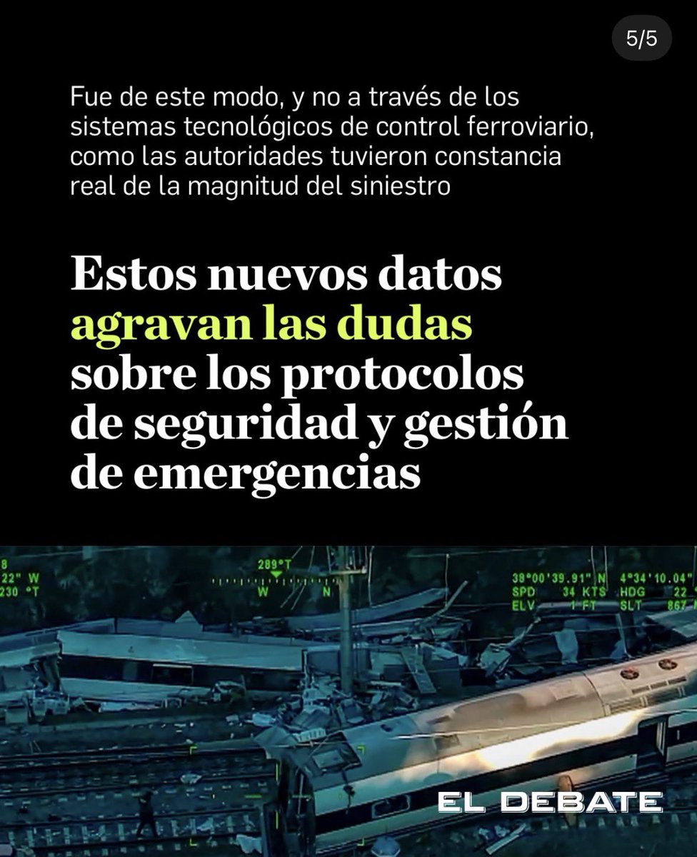 Ojo: Guarden los datos sobre los hechos antes de que  intenten  taparlos para adaptarlo al relato exculpador. Responsabilidad política exige dimisión; la responsabilidad penal, tribunales. Desde el puto amo hasta el q así lo califica. O sea, Sánchez/Puente y el resto de la banda.