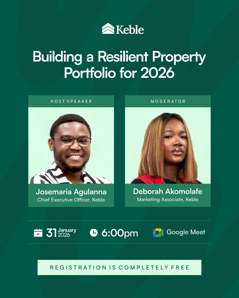 KebleHQ's tweet photo. Ready to set the tone for your financial year and real estate goals?
Our first edition of Home Circle for 2026 is a place to be! 🤩

Come and get the facts right and plan how to build a real estate portfolio that stands the test of time💚

Register here: https://t.co/Y79VBXBXk8 https://t.co/znwfZCDR8c