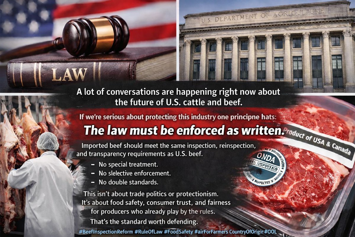 Beef Inspection Reform tweet media