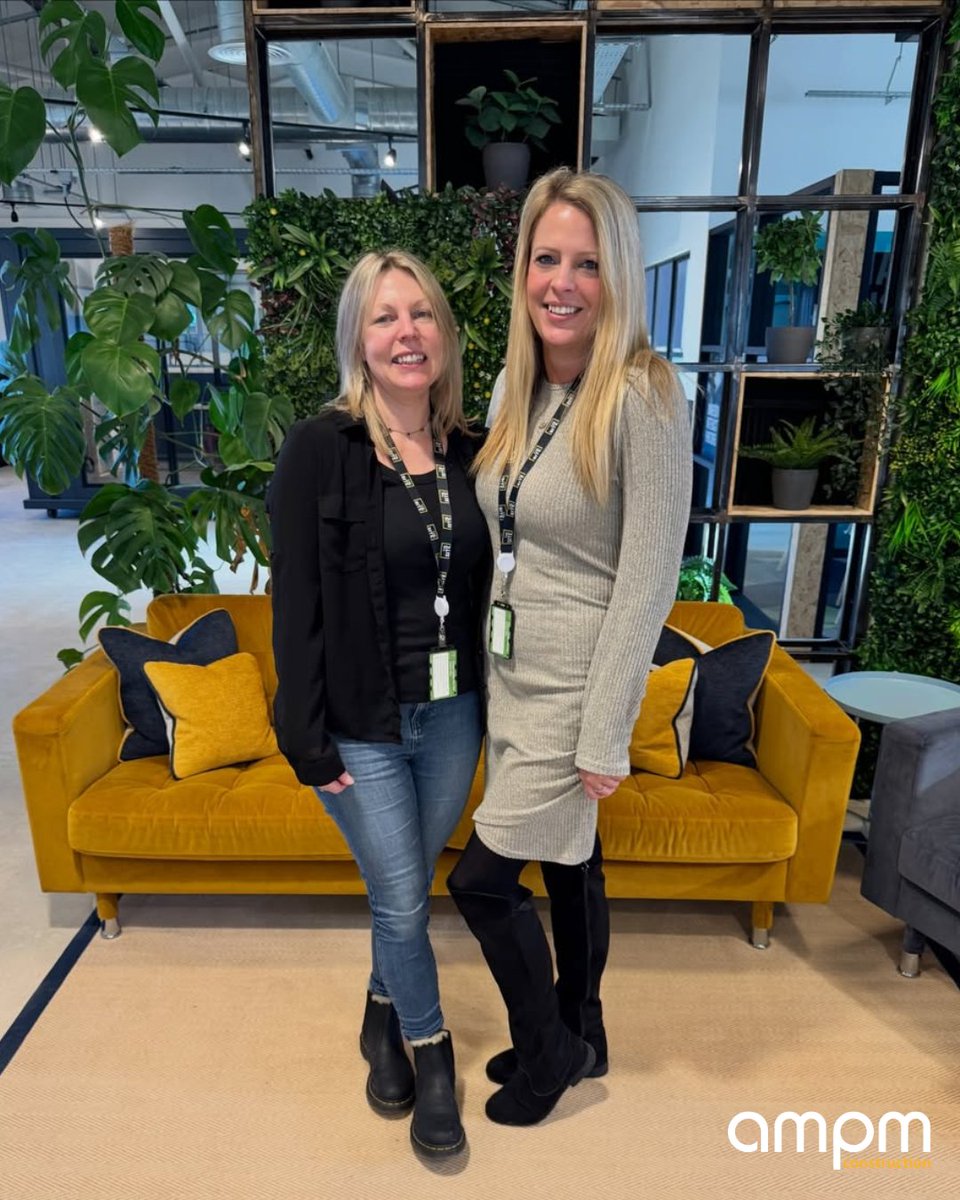 ampm_con's tweet photo. Blue Monday might be called the toughest day of the year, but at ampm construction we see it as a reminder to slow down, check in &amp; look out for each other.

Shout-out to Liz &amp; Becky for completing their @MHFAEngland training to support our staff on site &amp; in the office. 💙 https://t.co/pyFMM7cp1y