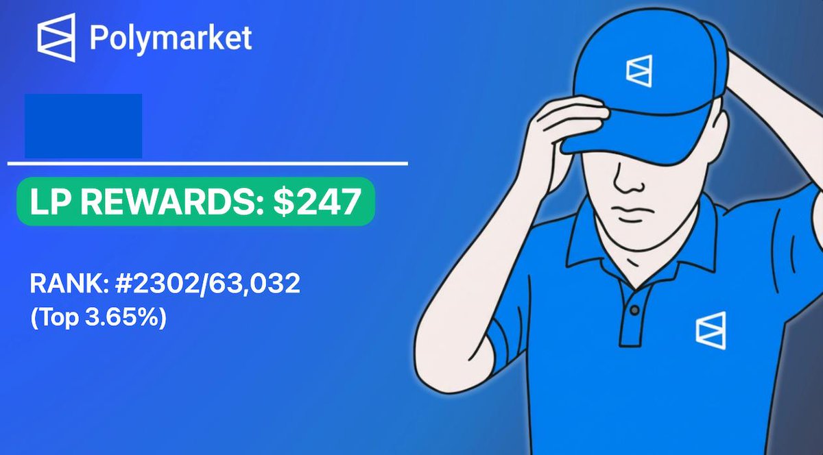 Top 5,000 reached faster than expected. 
Next goal: top 1,000 rewards in a few weeks.

In this Polymarket journey, I’m focusing on, in order:

• PNL first. An airdrop is hypothetical, PNL is real profit.

• Then volume. It seems to be the #1 criterion for a potential airdrop.