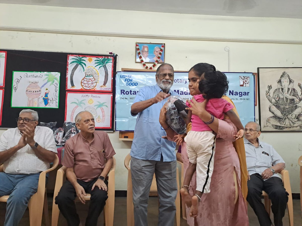 RCbesantnagar's tweet photo. RCMB Chennai, HOPE project activities of distributing various apparatus to the needy children at Madhuram Narayanan Centre for Exceptional Children, Chennai on  Wednesday the 21.01.2026

Sincere thanks to RTN. R. Krishnamurthy and his family for their contribution for the project https://t.co/OmynfK9KaW
