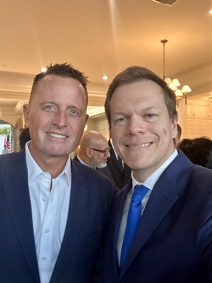 HavranekDefense's tweet photo. America at 250 is a moment that TRULY MATTERS. Thank you Amb. Ric Grenell @RichardGrenell — special missions advisor to @realDonaldTrump and President of the Trump-Kennedy Center @kencen — for your leadership. The Czech–U.S. partnership continues to grow stronger than ever. 🇨🇿🇺🇸 https://t.co/EqT6Nm7rHT