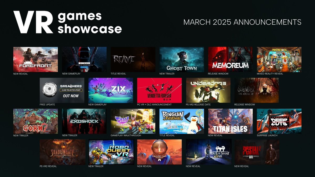 VR Games Showcase | Returns March 24 tweet media