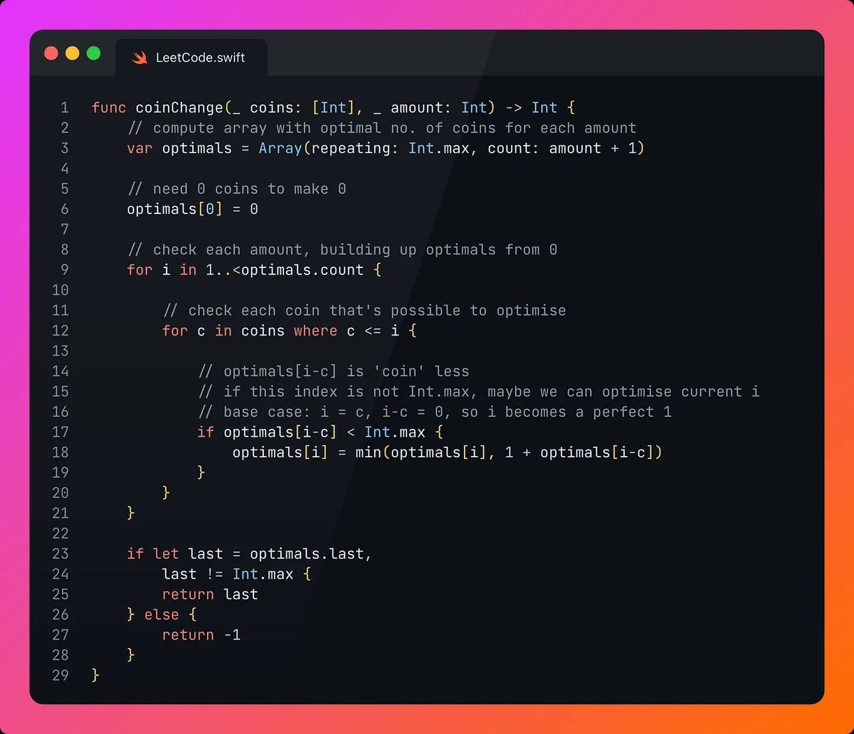 My LeetCode Diary: #322 Coin Change I knew I was doing something wrong when  I did this. I knew for a fact that I was not going to get the right answer