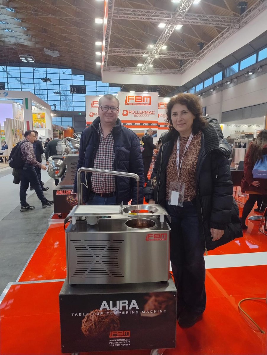 New Aura owners...

Our Aura tabletop tempering machine always has many admirers who continue with her...

myblog.boscolo.it/en/post/2026/0…