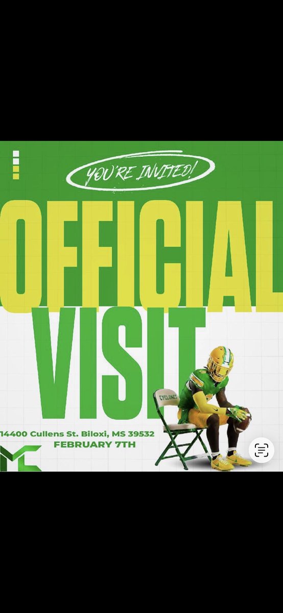 I am very blessed to receive an official visit to be with the Mississippi cyclones!!!!! <a href="/coachdeetmccc/">Darryl Whitehead</a> 
<a href="/HallTechSports1/">Hall-Tech Sports</a> 
<a href="/PrepRedzoneAL/">Prep Redzone Alabama</a> 
<a href="/Alabama_Varsity/">AL Prep Varsity</a> 
<a href="/One11Recruiting/">One11 Recruiting</a>