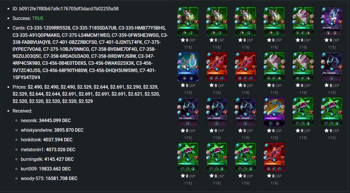 This is basically the equivalent of buying 506 Chaos packs — 2,530 cards — all marching straight onto land