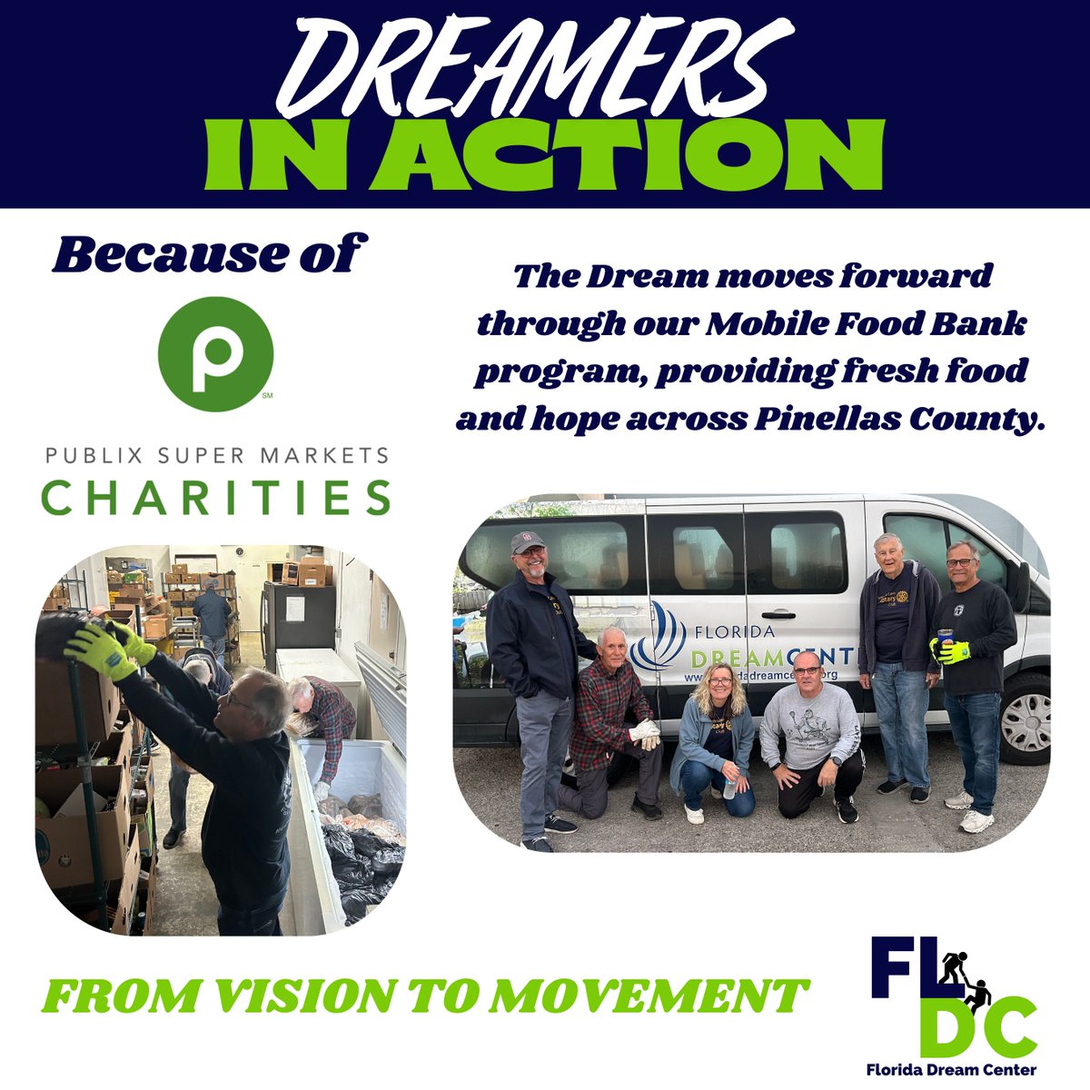 A huge THANK YOU to Publix Super Markets Charities for fueling our mission and helping our Mobile Food Bank reach families across Pinellas County! Your kindness fills more than just boxes — it fills hearts.