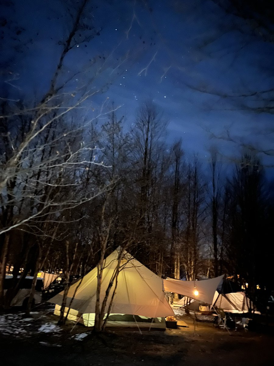 murucamp's tweet photo. 北軽井沢スウィートグラスへ年越しキャンプに行って来ました🏕️
去年と同じく3泊4日で、のんびり過ごせました。
また行きたいです✨
#キャンプ #北軽井沢スウィートグラス 
#年越しキャンプ #冬キャンプ https://t.co/r0dHrp9NLZ