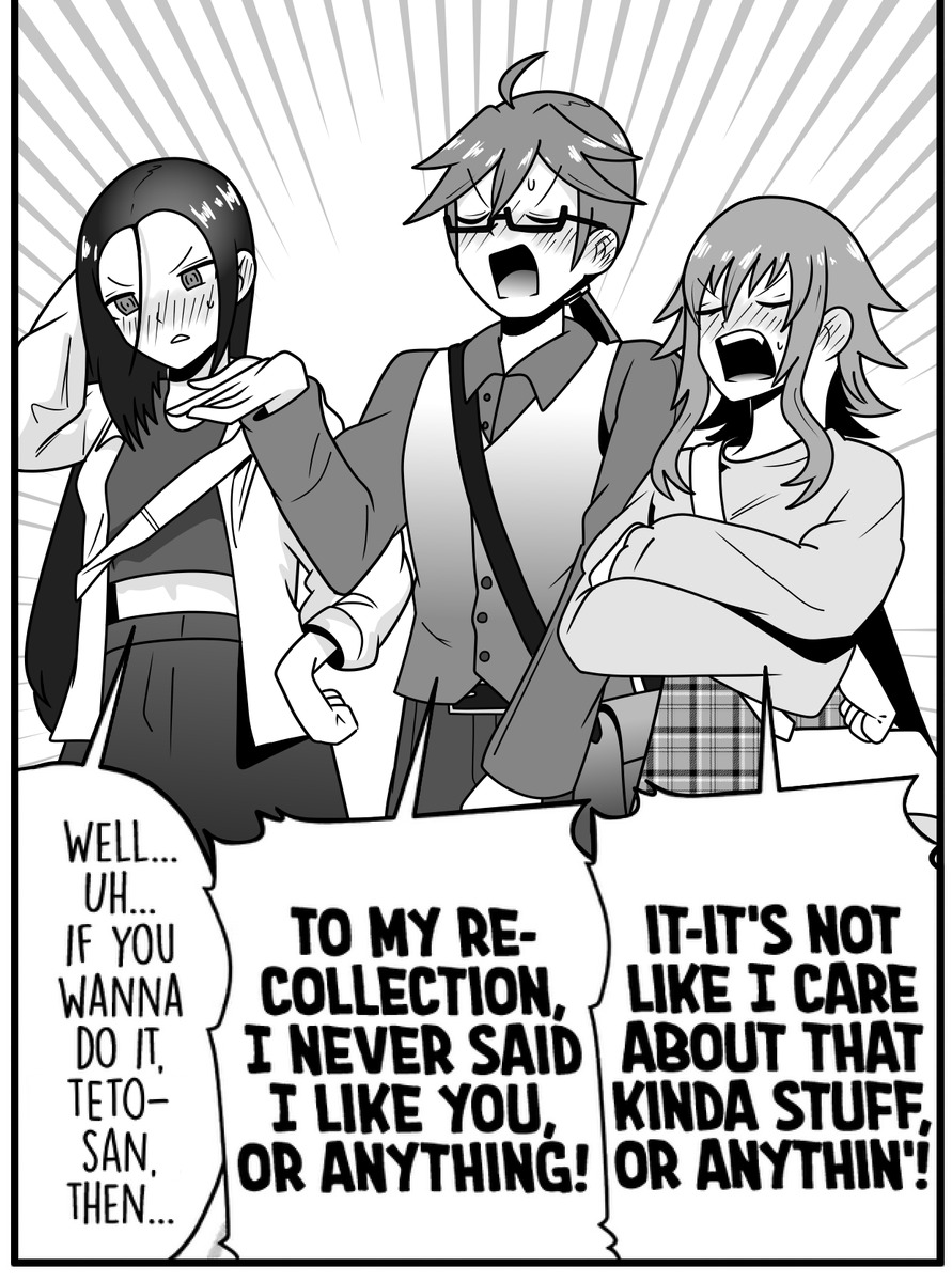 itsyaboi_kroggu's tweet image. life is good... but it can be better
(100 girlfriends but with vocasynth characters with teto taking rentarou's place)

#100カノファンアート #100kanojo #Vocaloid #UTAU #SynthV