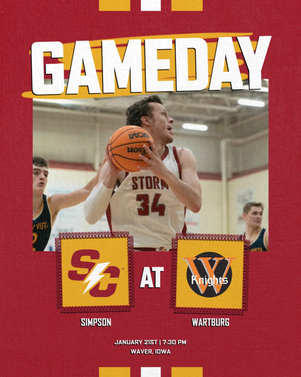 Simpson Men's Basketball tweet media