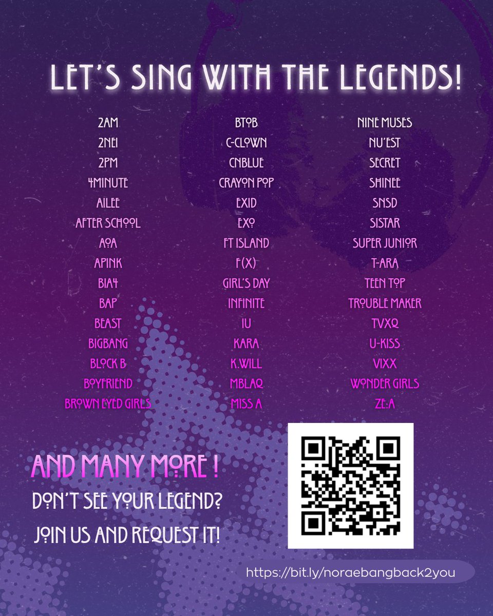 🔥✨ HAI KPOPERS GEN 2!!! ✨🔥

Masih ada gak nih yang hatinya deg-deg-an tiap denger intro lagu Gen 2? 👀💿

👉 KAMU WAJIB JOIN ACARA INI!!!
Kita akan nostalgia bareng 100+ lagu loh 😃

🎤🎶 NORAEBANG GEN 2: BACK 2 YOU 🎶🎤
(supported by <a href="/inspiritparty/">Inspirit Party 🎉</a>)

Catat tanggalnya ya~