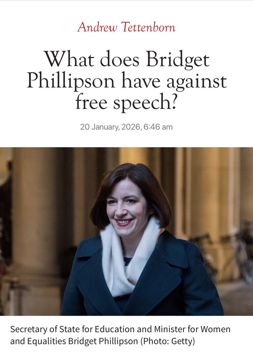 SpeechUnion's tweet image. Bridget Phillipson promised 12 months ago to implement a complaints scheme to protect the free speech rights of academics, students and visiting speakers at British universities. She has failed to do so.

So what does the Education Secretary have against free speech?

The Higher…