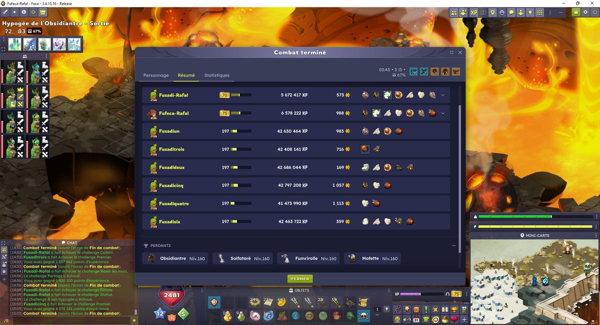 l'xp continue tranquillement .. #dofus