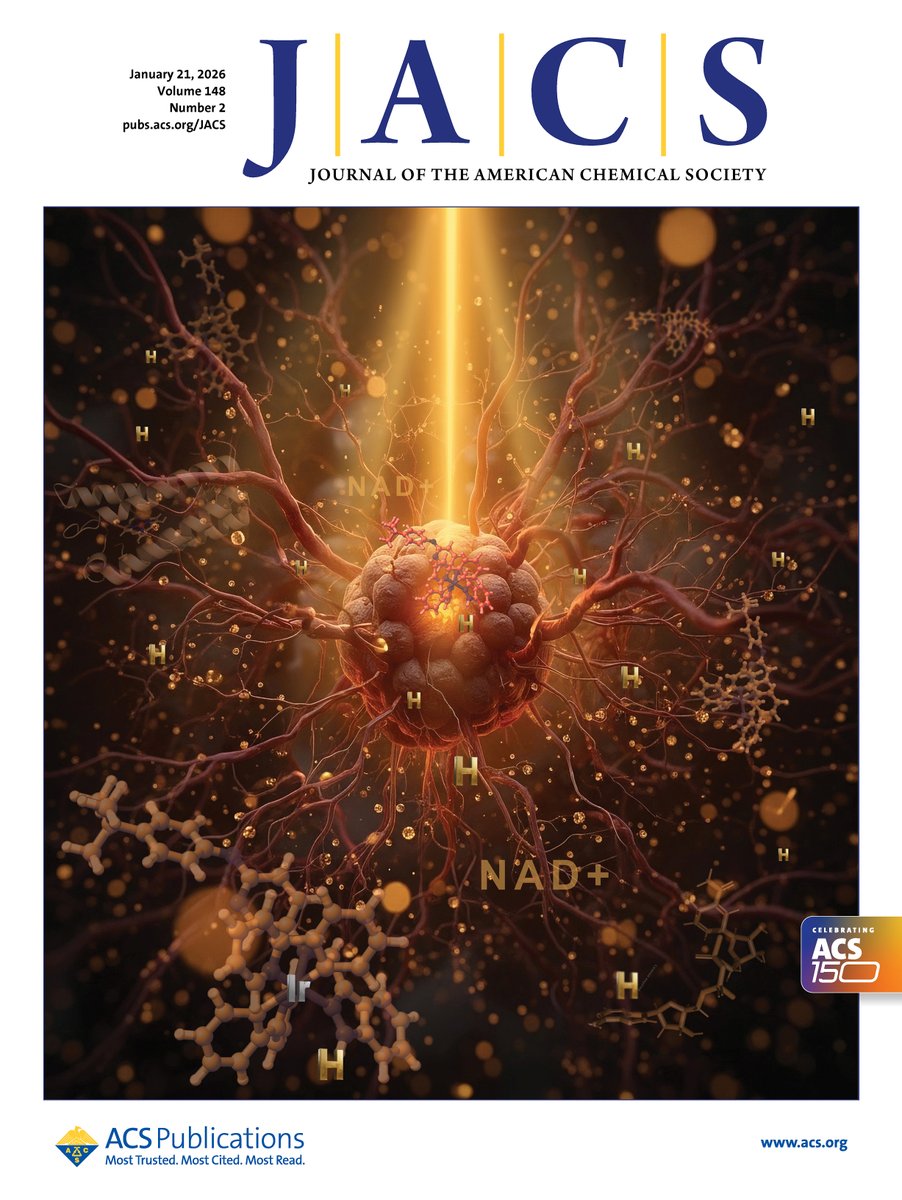 SMTL_IISERK's tweet photo. 🎉 Thrilled to share that our cover artwork has been selected for a Journal front cover in @J_A_C_S, featured with our recent publication from @iiserkol. Special thanks to @shilpendu_1 for creating this beautiful artwork ✨🧪

View the issue here 🔗 https://t.co/RcpVIDXLFF https://t.co/hBqz4O0lM0
