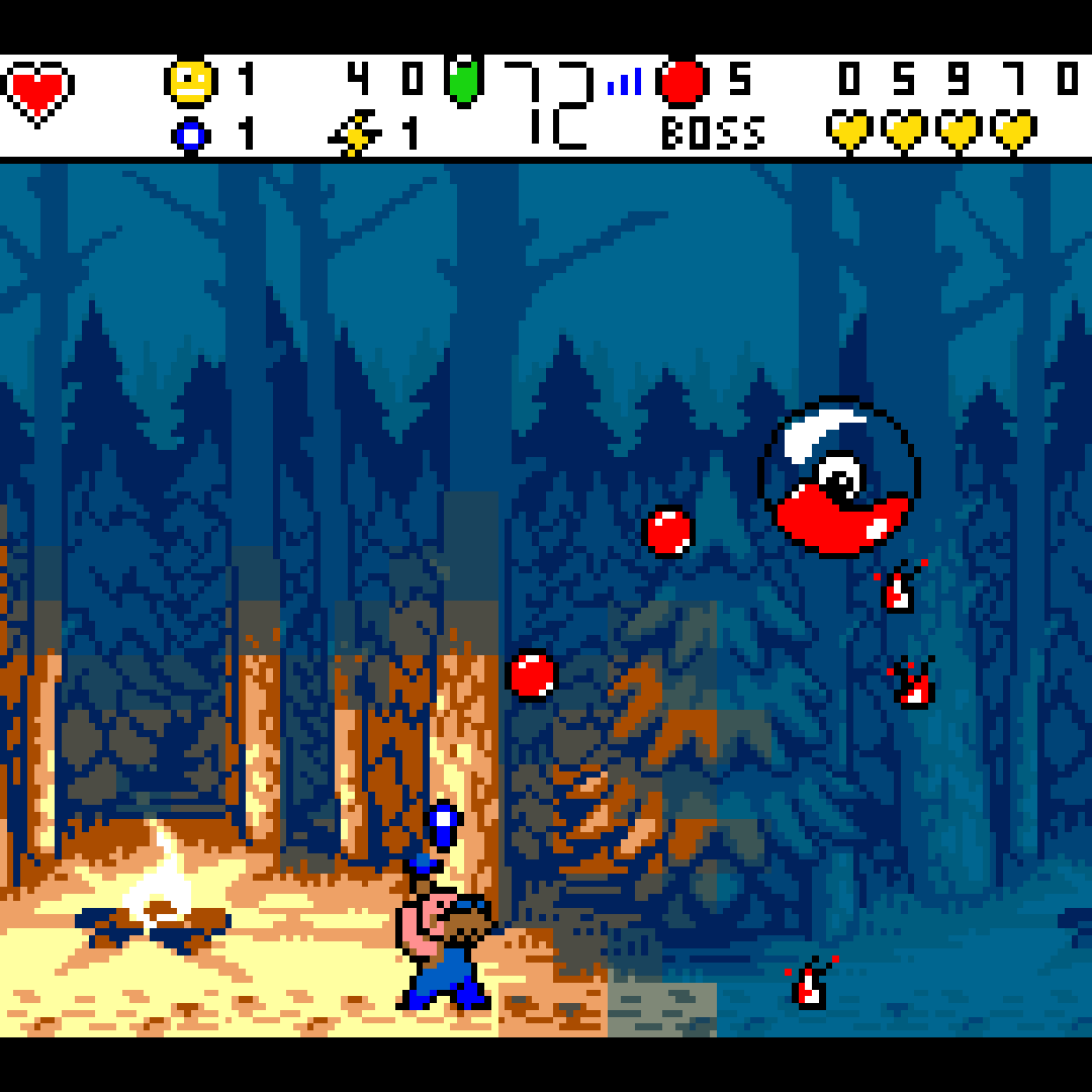 Yap’s peaceful village was invaded by magical bubbles conjured by the evil sorcerer Baltar. 
With a magical weapon and determined to save his village, Yap sets off on an adventure to defeat Baltar.

A new Game Boy Color game developed by <a href="/xCeLfr/">CeL</a> 

➡️ homebrew-factory.com/game-boy/164-y…