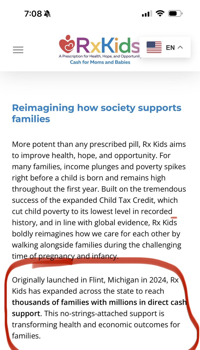 AFPMichigan's tweet image. “The $306.5 million appropriated by Michigan lawmakers over the past three years to Rx Kids largely flows through a group called GiveDirect.” - @DNBethLeBlanc 

And if you look at Rx Kids website, they tout “no strings attached” support. So not only is the State of Michigan…