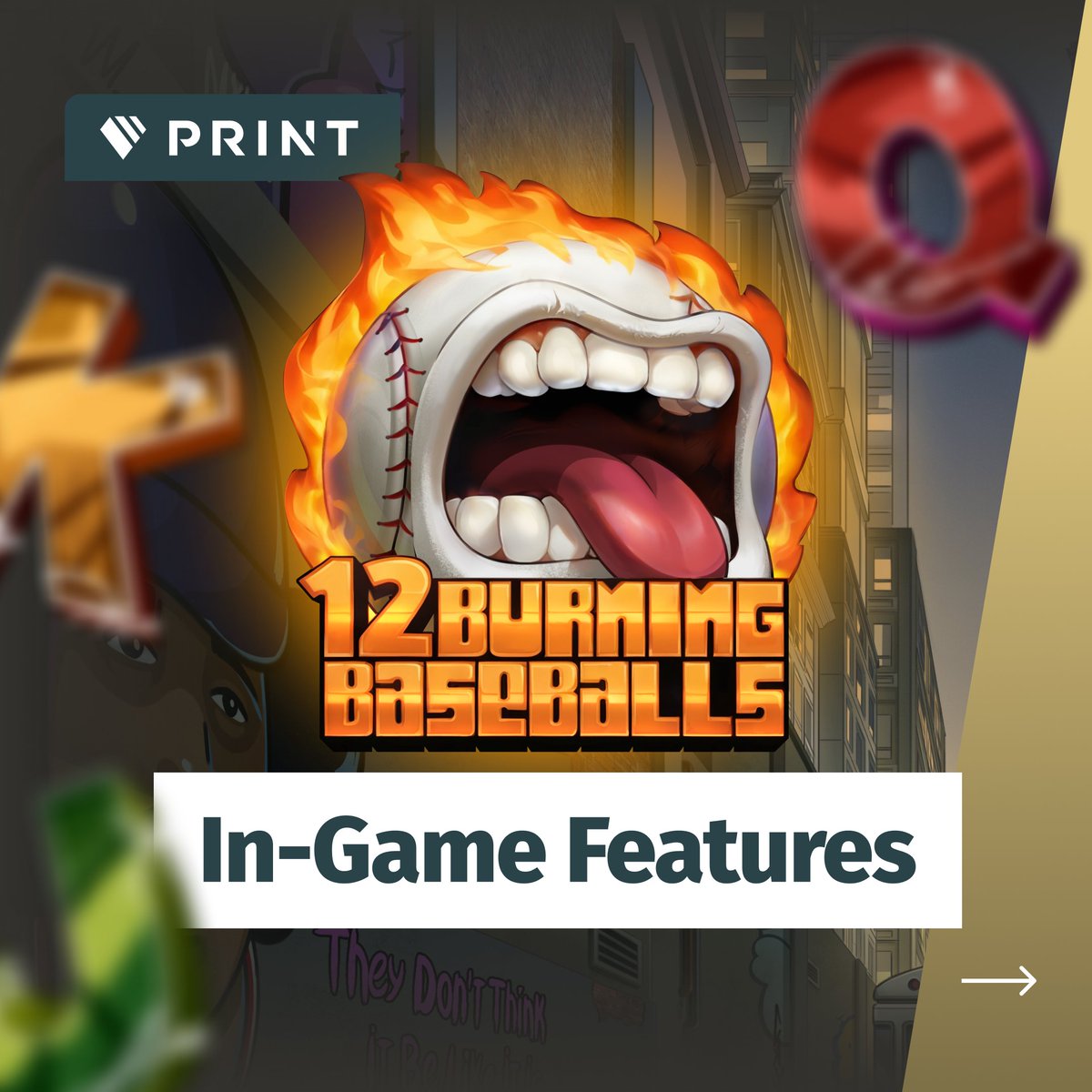 PrintStudiosLtd's tweet photo. ⚾🔥 The crowd’s loud, and the heat is on!
#12BurningBaseballs brings Giant Baseball Hold’n’Win action, blazing bonus rounds, and Home Run Spins that can stack up huge rewards.
Try the DEMO 👉 https://t.co/PK9EJGjBuQ
#PrintStudios #HoldAndWin #ComingSoon #NewSlot https://t.co/7Sg9SOtLKV