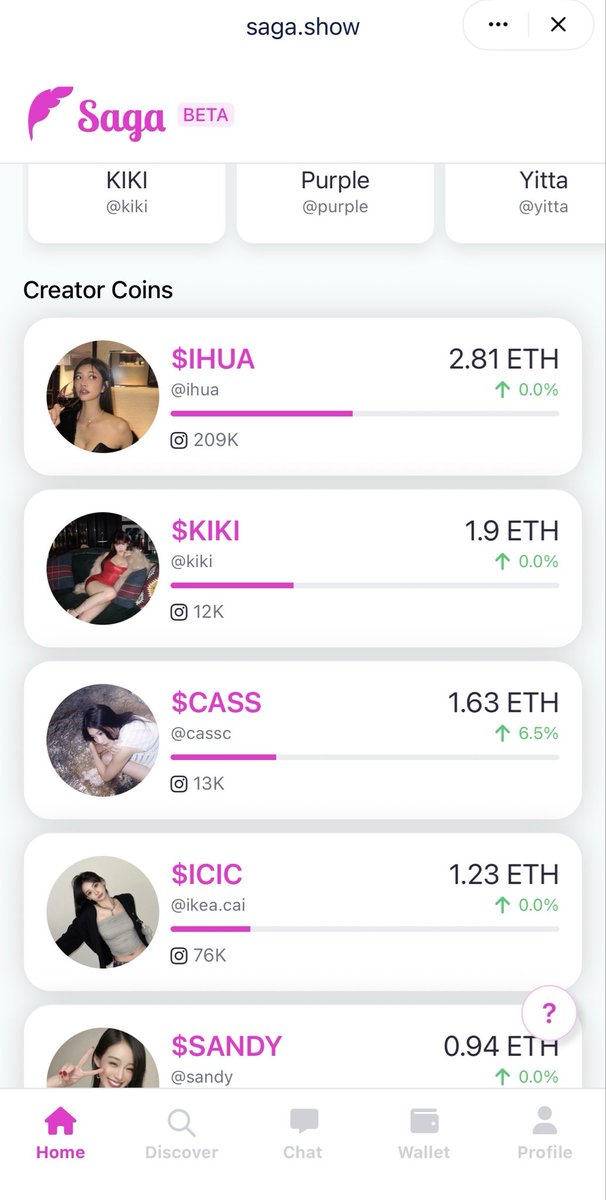 machibigbrother's tweet image. 今晚挺誰的幣？
Saga.Show