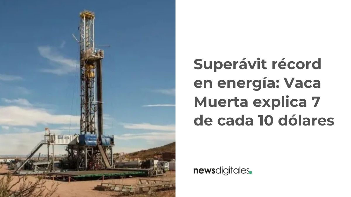🛢️Superávit récord en energía: Vaca Muerta explica 7 de cada 10 dólares.

📈 En 2025, el saldo externo de bienes fue positivo, pero 40% menor a 2024.

👉🏽 La clave fueron los combustibles.

✍🏻 <a href="/FlorGutierrezp/">Florencia Gutierrez</a> 

🔗 goo.su/PXXGhU3