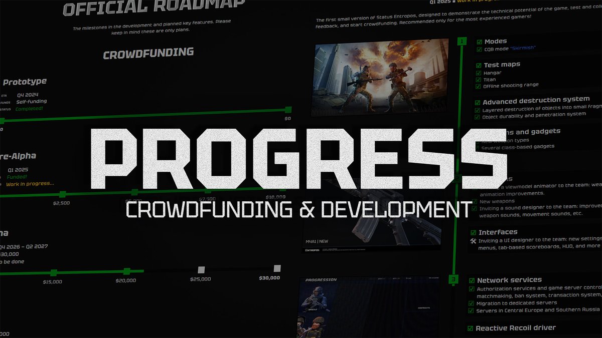 Status Entropos — Tactical FPS tweet media