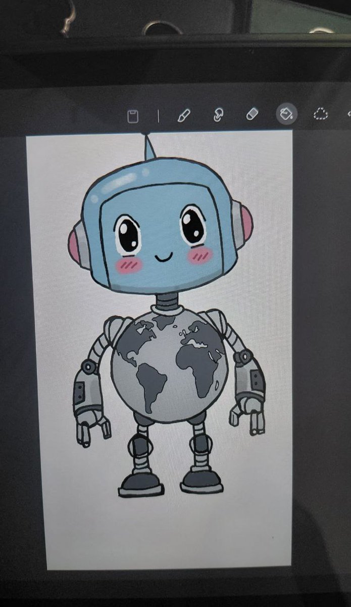 Introducing Robox's mascot!

I tried to design a cute and cool robot mascot for <a href="/RoboX_to/">RoboX</a>, I hope you like it. 

Robotic projects are gaining hype day by day, so make sure you get your place before it's too late.

Also, they have a waitlist on their website, don't forget to fill